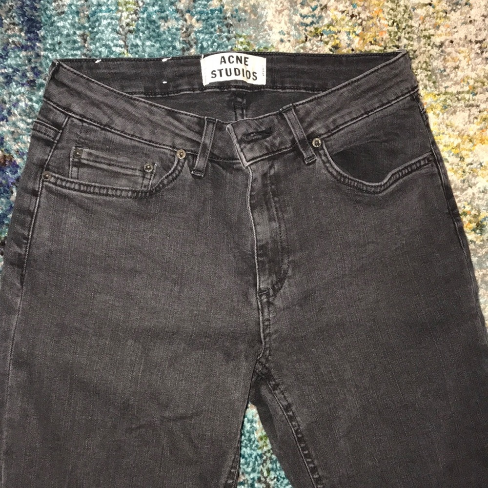 acne studio  starchy high waisted jean - Picture 3 of 8